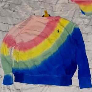 Girls Ralph Lauren tie dye sweatshirt